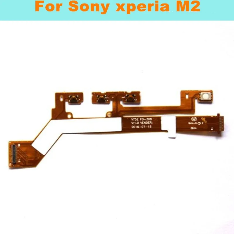 Оригинальный Для Sony xperia M2 Aqua S50H S50T D2303 D2305 D2306 Выключатель питания Кнопка включения