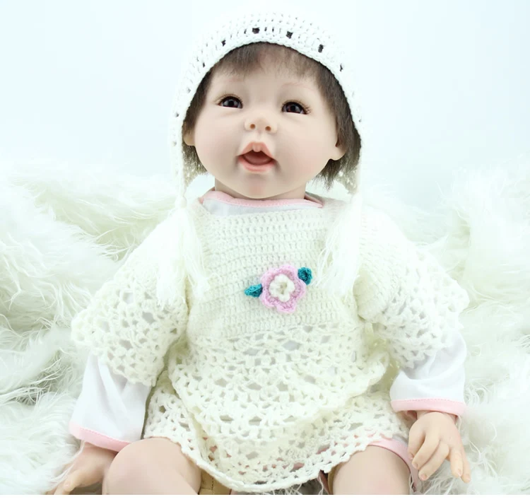 Bebely Reborn Lifelike Силиконовые reborn Реалистичная кукла полностью винила тела bonecas