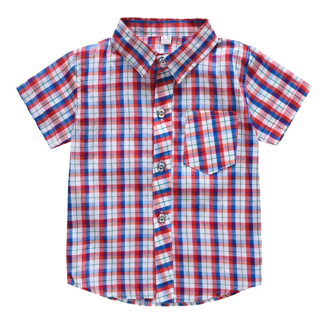 Одежда для маленьких мальчиков в джентльменском стиле полосатая футболка клетку