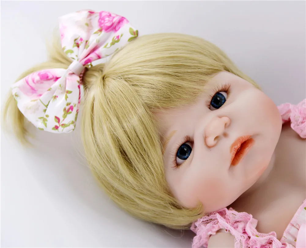 White skin bebe Reborn Baby Doll fashion Girl Princess 23 inch Dolls Alive Reborns cute Toy For kids Best Christmas present |