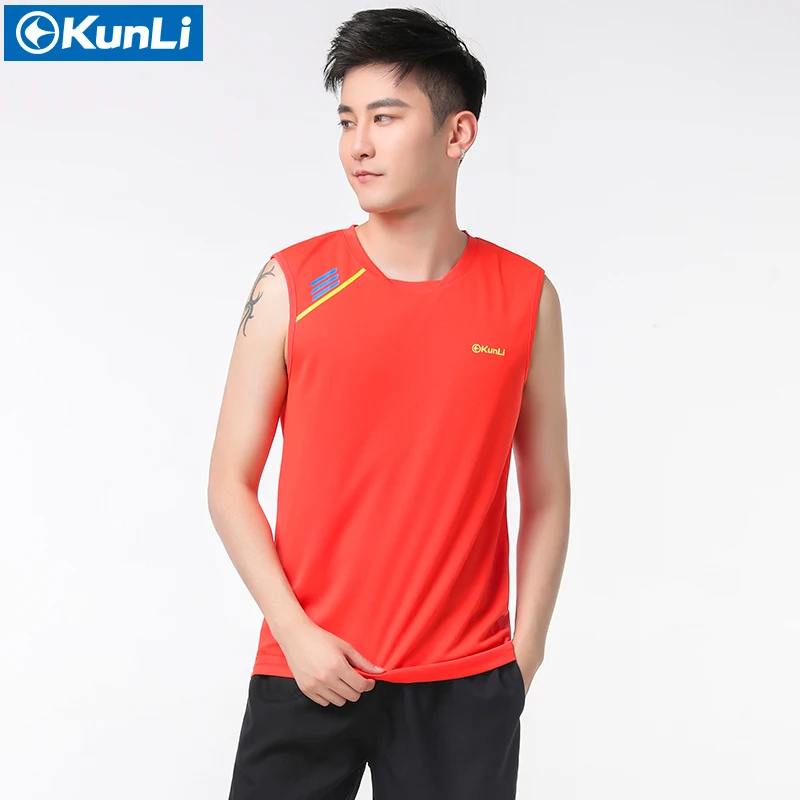 New Original Kunli mens badminton shirt sports clothing running T-shirt tennis tabe kids boys Soccer Jerseys | Спорт и развлечения