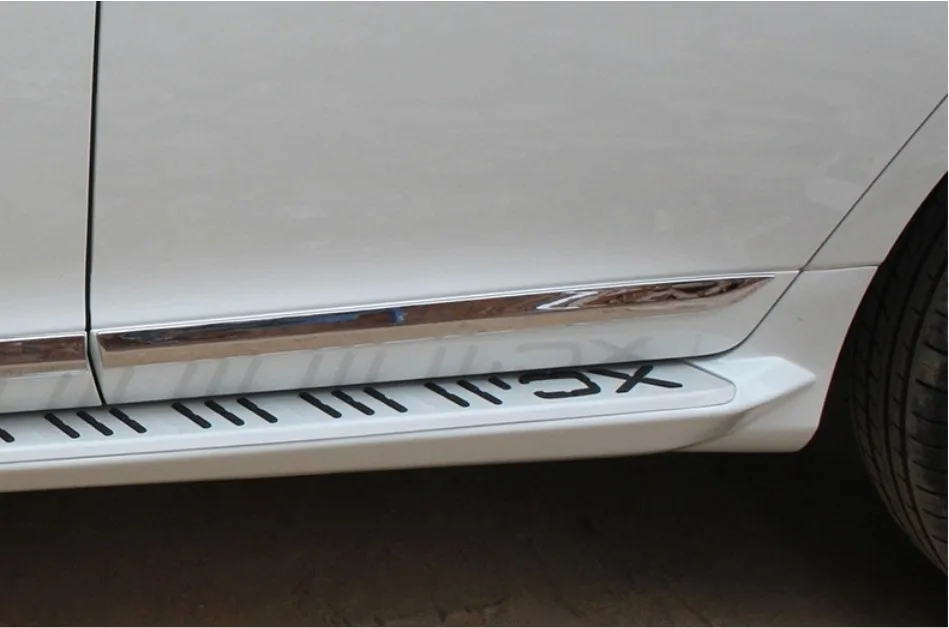 Для Volvo XC60 2009.2010.2011.2012.2013 Бег Панели Авто шаг в сторону Бар Педали для автомобиля Высокое качество Лак Выпекать Цвет оригинальные модели