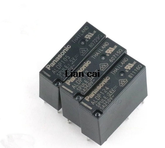 100 шт./лот реле ALDP124 ALDP124W 24V 5A 250V DIP4 новое и оригинальное|Реле| |