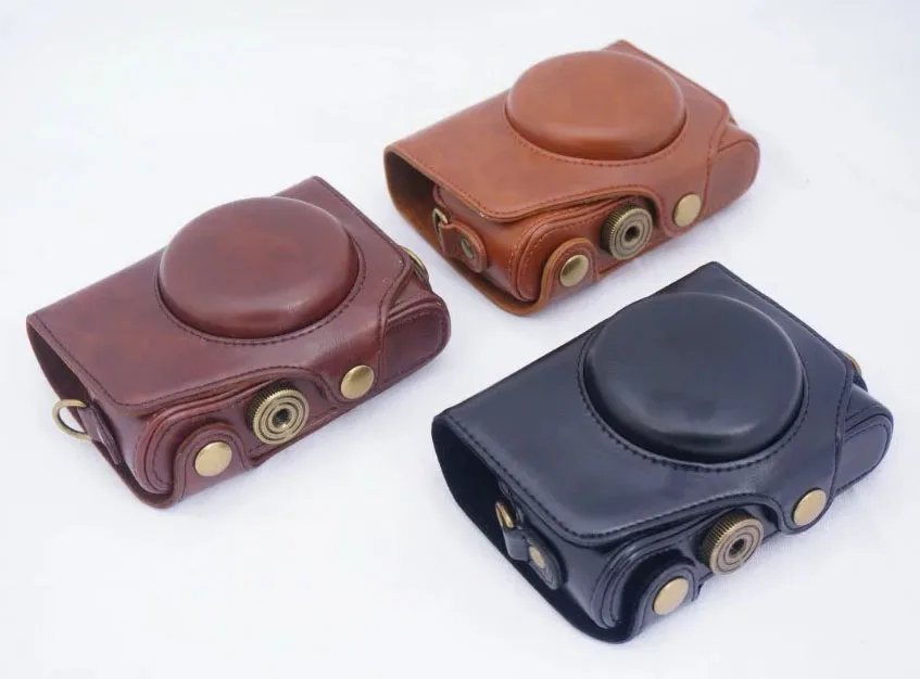 Чехол из искусственной кожи для видеокамеры с винтовым креплением 1/4 цифровых