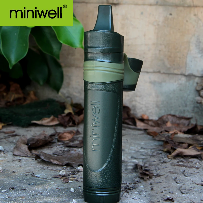 

miniwell Adventure Equipment Straw water filter portable Survival Kit