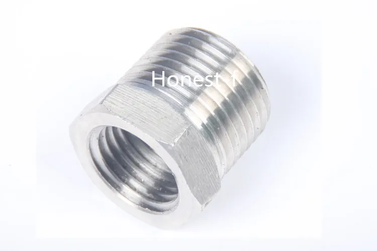 

LTWFITTING Bar Production Stainless Steel 316 Pipe Hex Bushing Reducer Fittings 3/8" Male x 1/4" Female NPT Fuel Water Boat