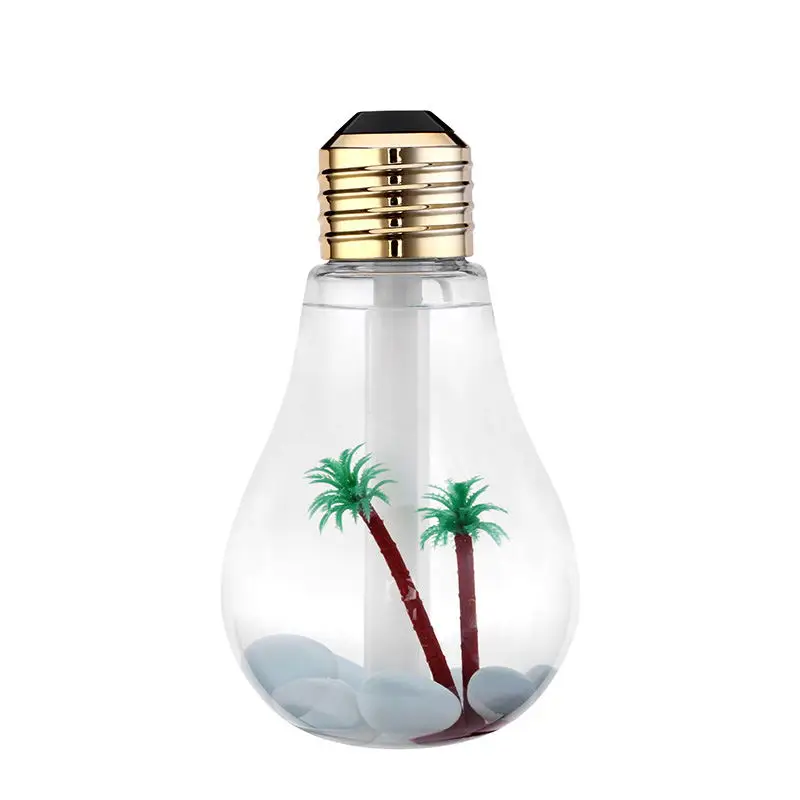 400ML USB Aroma Diffuser Humidifier Home Diffuseur Huile Essentiel LED Night Light Aromatherapy Mist Maker Creative Bottle Bulb | Бытовая