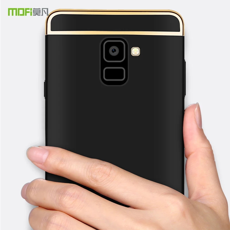 MOFi For Samsung Galaxy A8 2018 Cases Luxury Protective Back Cover 3 in 1 Hard PC Hybrid Case A5 A530F Mobile Phone Shell |