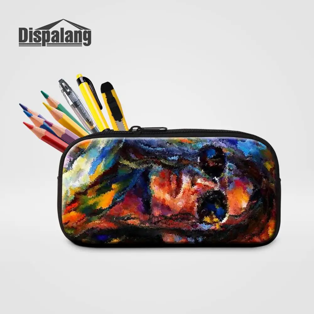 Dispalang, женский модный косметический чехол, чехол для макияжа, чехол для карандашей с Майклом Джексоном, для начальной школы, студенческий пенал, сумка для детских ручек - Цвет: Светло-зеленый