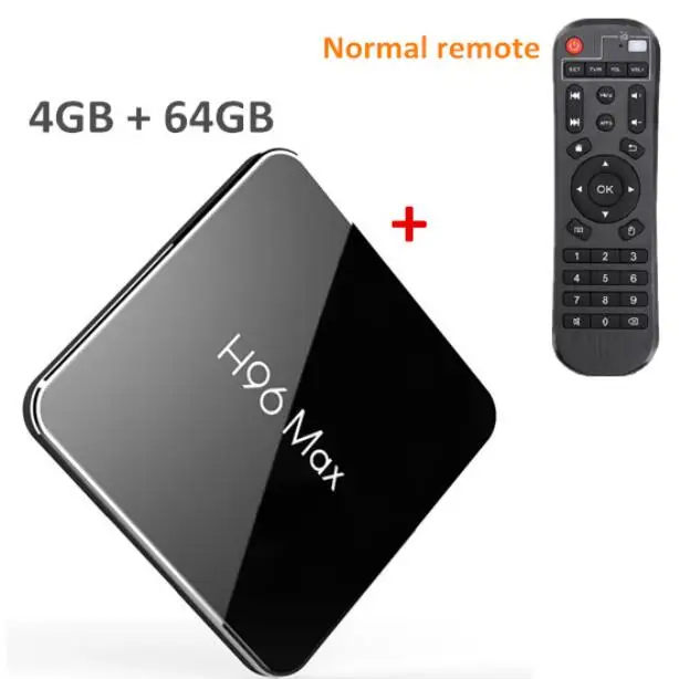 4GB64GB Новое поступление H96 Max X2 Smart tv BOX Android 8,1 Amlogic S905X2 LPDDR4 Четырехъядерный 4 ГБ 32 ГБ 64 Гб 2,4 г и 5 ГГц Wifi 4K телеприставка - Цвет: 4GB64GB