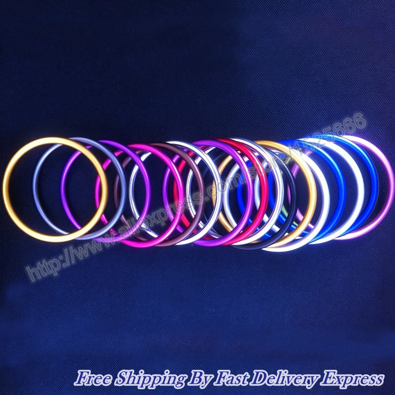 Бесплатная доставка оптовая продажа 200 шт./100 пар 2 5 &quotДетские Алюминиевые кольца