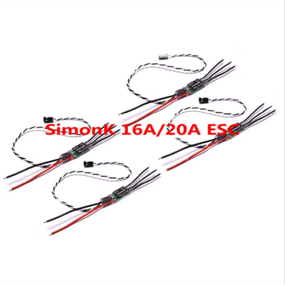 SimonK прошивка ESC mini simonk 16A 20A OPTO 2S ~ 4S rc вертолеты multirotor quadcopter multicopter ESC|esc for boat|esc