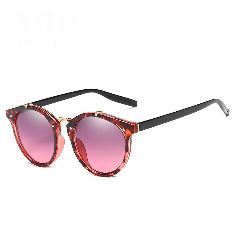 Очки солнцезащитные женские круглые в винтажном стиле с градиентом|round sunglasses