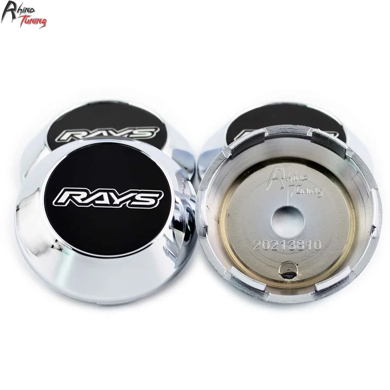 chrome 4 шт. 68 мм 62 мм колеса автомобиля центр крышки ступицы для Rays Volk Racing CE28N авто диски Крышка колпака колеса - Цвет: chrome