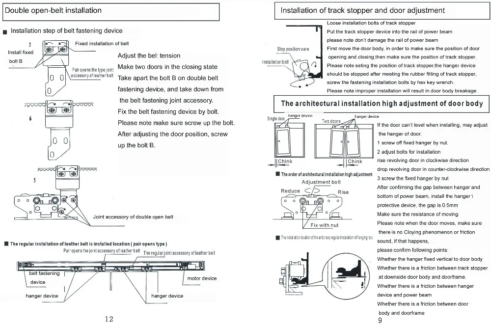 Автоматическая стеклянная раздвижная дверь с дистанционным управлением