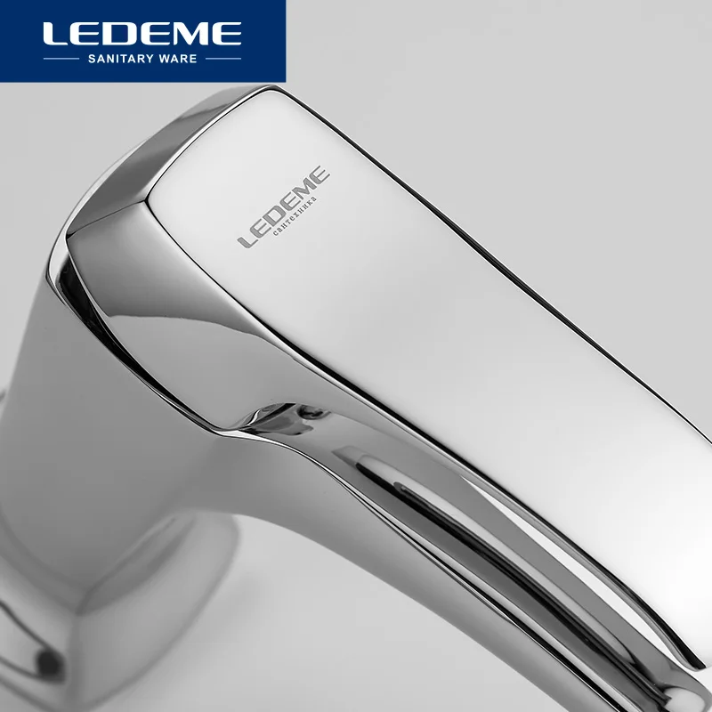 LEDEME Смеситель для умывальника латунь Цвет: хром L1042| |