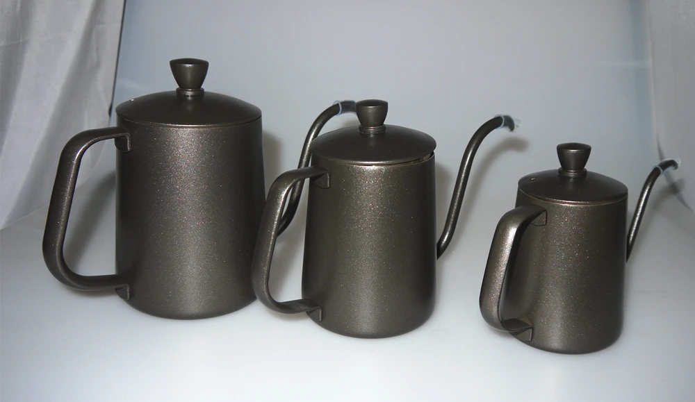 300ml/600ml/900ml vitange design stainless steel coffee tools espresso pitcher gogseneck spout kettle dripper cafe | Дом и сад