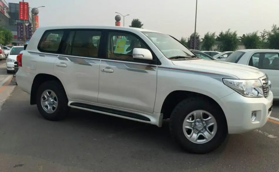 Автомобильные беговые доски боковые шаговые педали Nerf бары для Toyota LAND CRUISER LC200