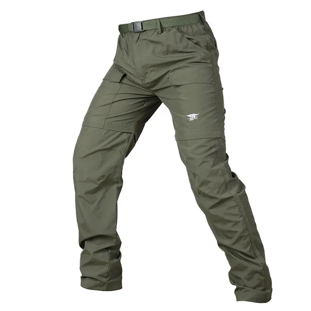 Army Green Refire gear летние съемные камуфляжные военные штаны мужские уличные быстросохнущие съемные штаны до колен армейские тактические брюки - Цвет: Army Green
