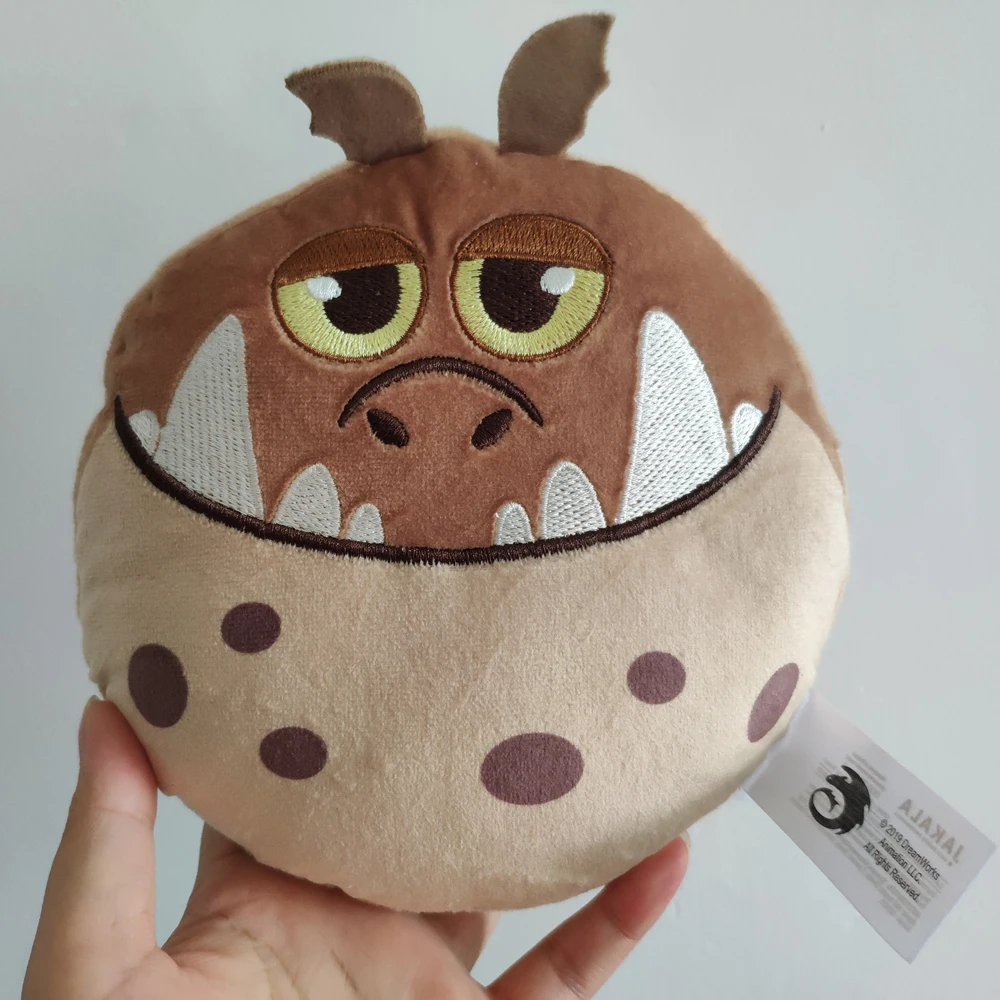 

Dragon Plush Toy Light MEATLUG Hookfang Fury White Dragon Stuffed Doll new