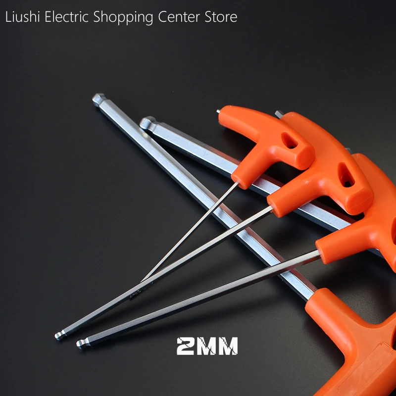 2 мм хром ванадиевая сталь Т Тип шестигранный ключ ремонт ручной CR V с шаровой