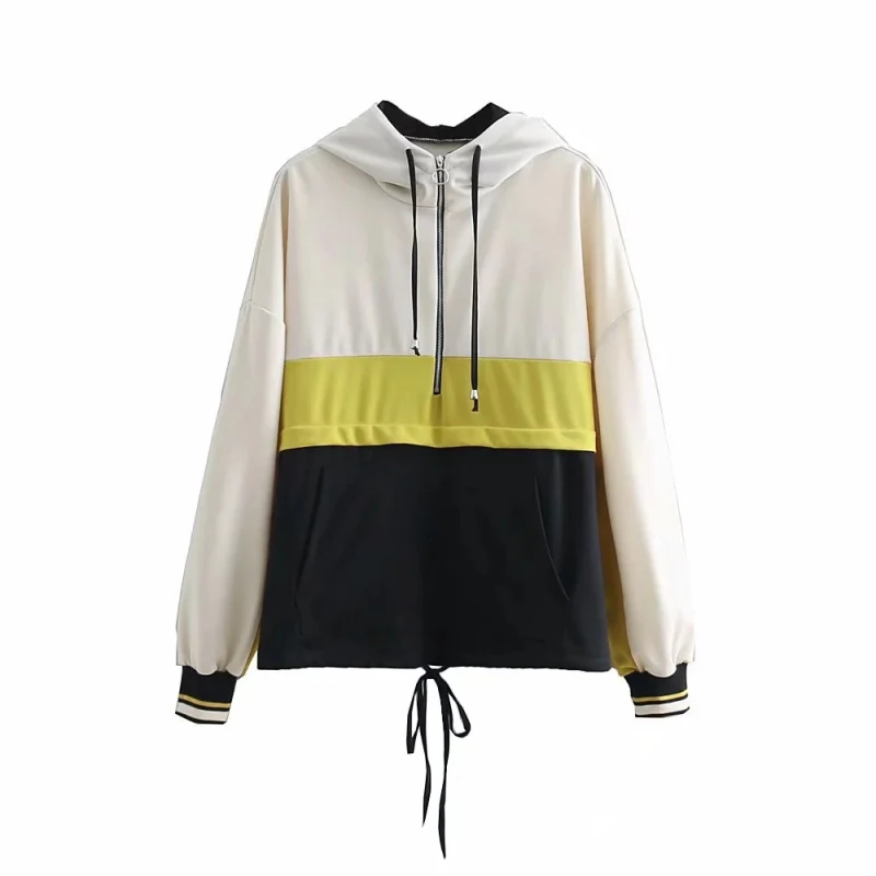 Женский комплект из двух предметов для бега весна-осень 2019 лоскутных толстовок