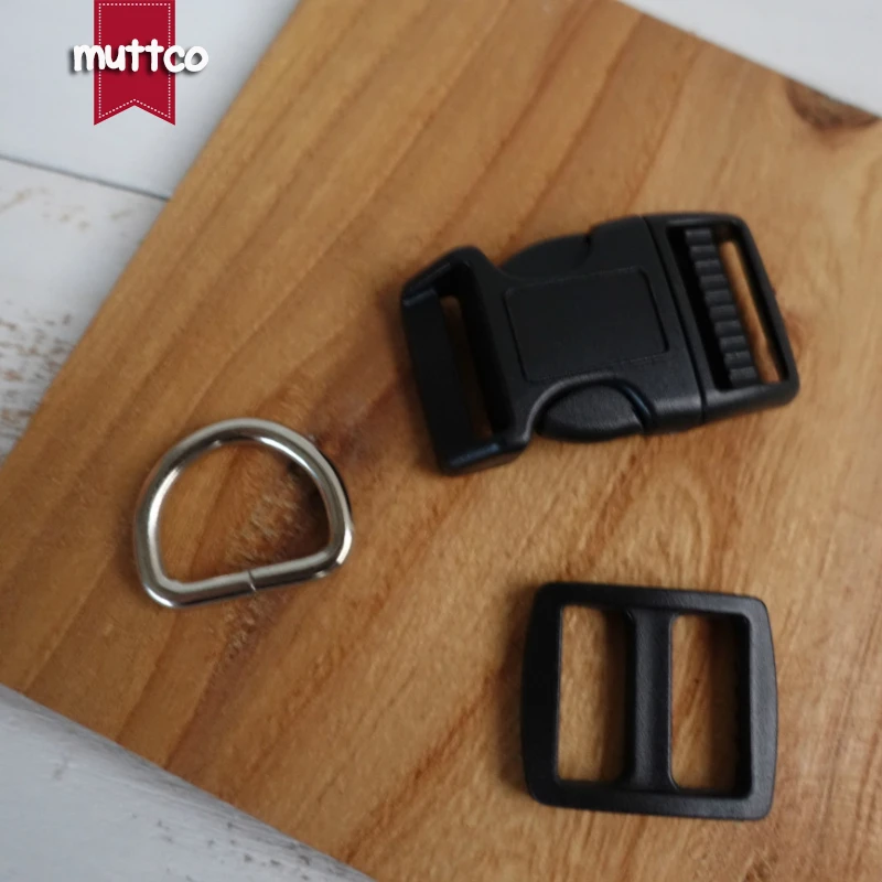 (Пластиковая пряжка + Регулируемая D образное кольцо) ошейник для собаки сделай