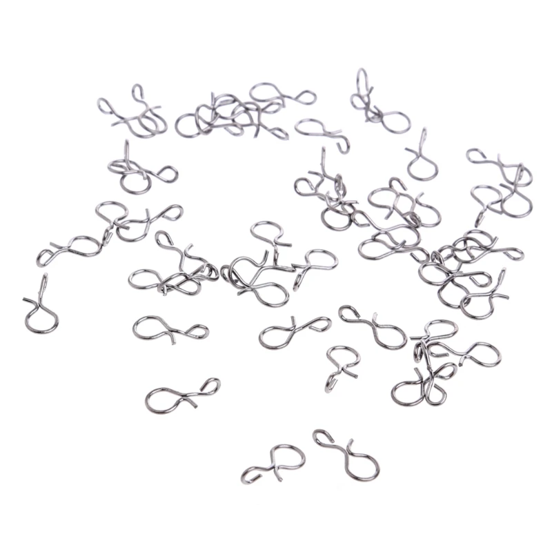 50 шт./компл. приманки для ловли нахлыстом быстрое переключение на крючок и