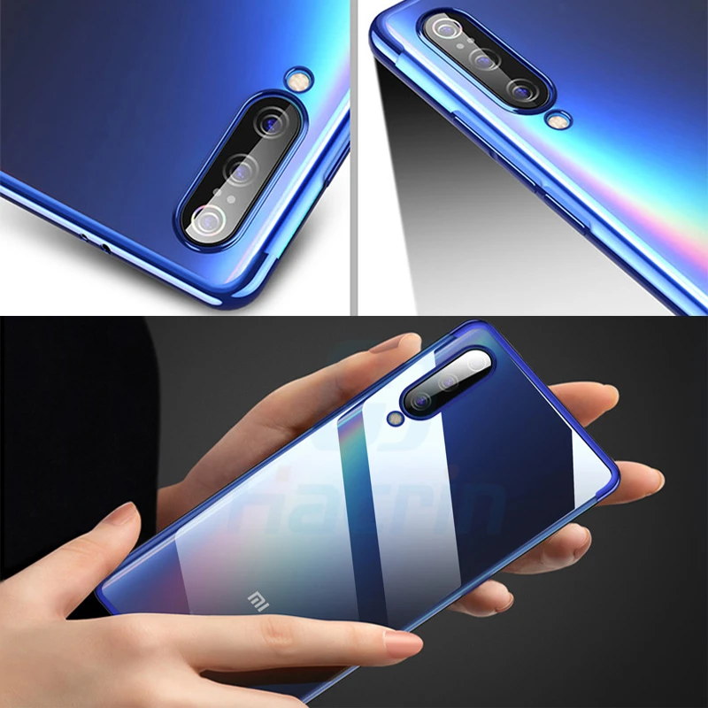 Чехол Hacrin для Xiaomi mi A3 мягкий прозрачный чехол из ТПУ с прозрачным покрытием CC9 Lite