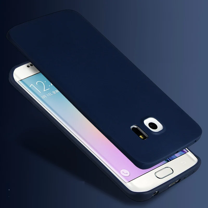 

CAPSSICUM S6 TPU Soft case for Samsung Galaxy S6 S6 Edge Cases Matte Thin Back Cover Fashion Elegant