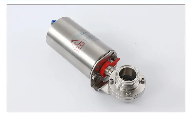 Бесплатная доставка 1 шт. трехзажимный санитарный клапан-бабочка с