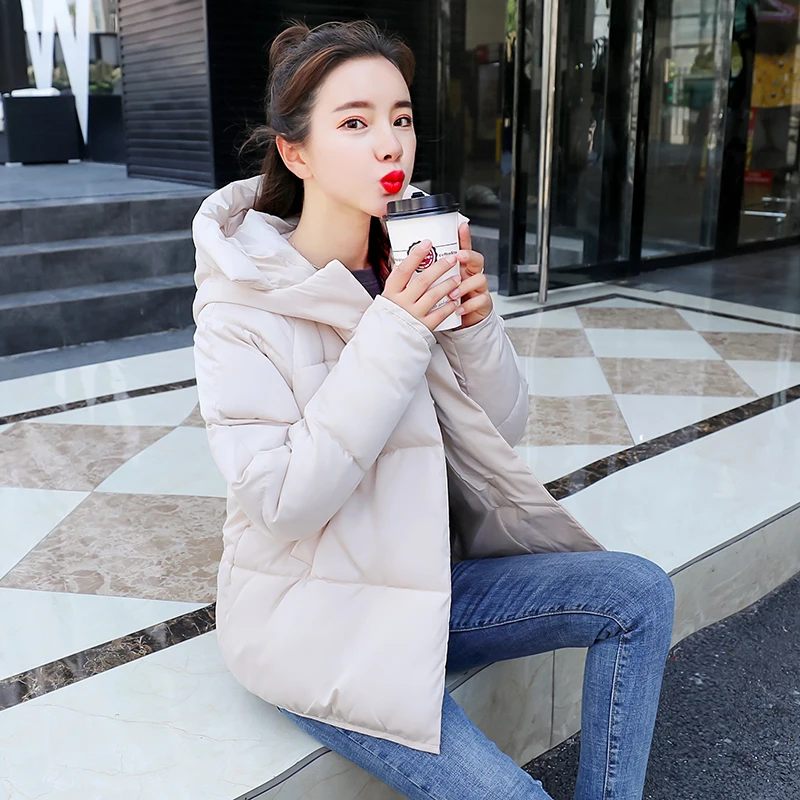 Зимняя женская куртка с хлопковой подкладкой 2018 Новейшая модная утепленная