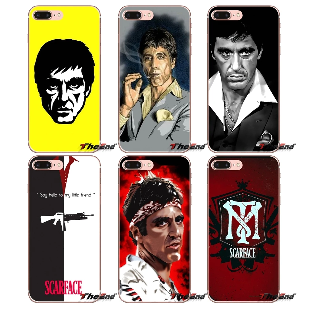 Scarface Tony Монтана для Xiaomi Redmi 4 3 3S Pro Mi3 Mi4 Mi4i Mi4C Mi5 Mi5S Mi Max Note 2 чехол из ТПУ прозрачный