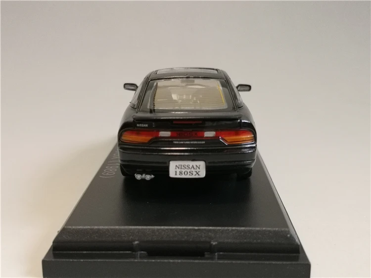 Специальный литой металл 1/43 классический Nissan 180sx 1989 модель автомобиля Настольный дисплей коллекция