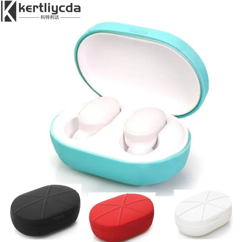 Прочный силиконовый чехол защитный для Xiaomi Redmi Airdots TWS Bluetooth наушники Молодежные