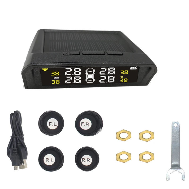 Автомобильный TPMS контроль давления в шинах Авто сигнализация безопасность CST TY12