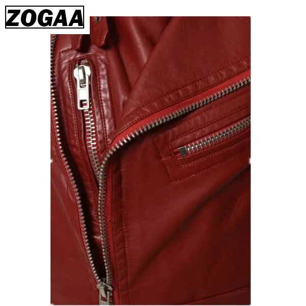 Мужская модная кожаная жилетка ZOGGA мотоциклетная Верхняя одежда без рукавов на