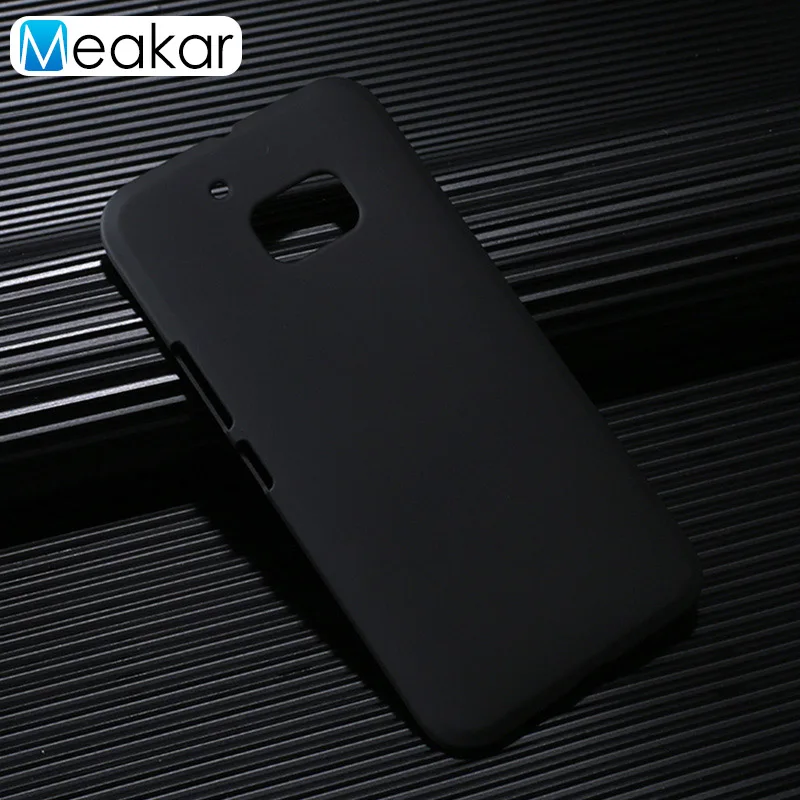 black Матовый пластиковый чехол для телефона для Htc 10 чехол для Htc 10 стиль жизни чехол-лента на заднюю панель - Цвет: black