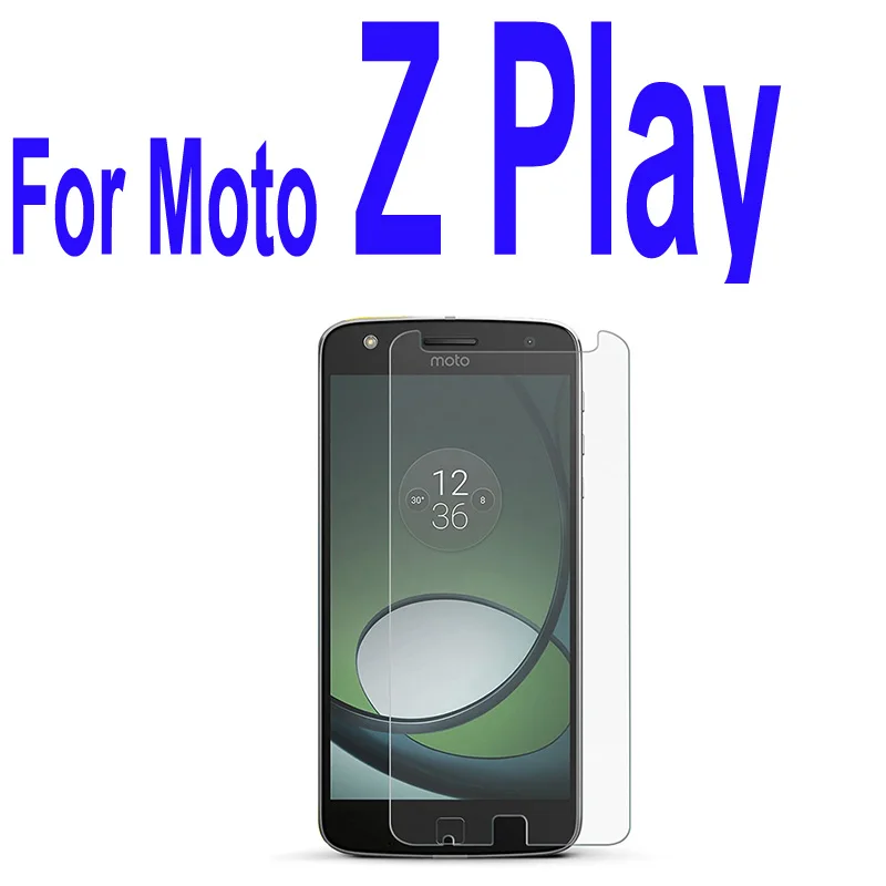 For Moto Z Play Закаленное стекло для Motorola Moto G5s G5 Plus G G2 G3 G4 Play E E2 E3 E4 C Plus X4 X2 X Play style Z Force Защитная пленка для экрана - Цвет: For Moto Z Play
