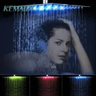 Сверхтонкая насадка для душа KEMAIDI 8 12 16 20 24 светодиодный из нержавеющей стали