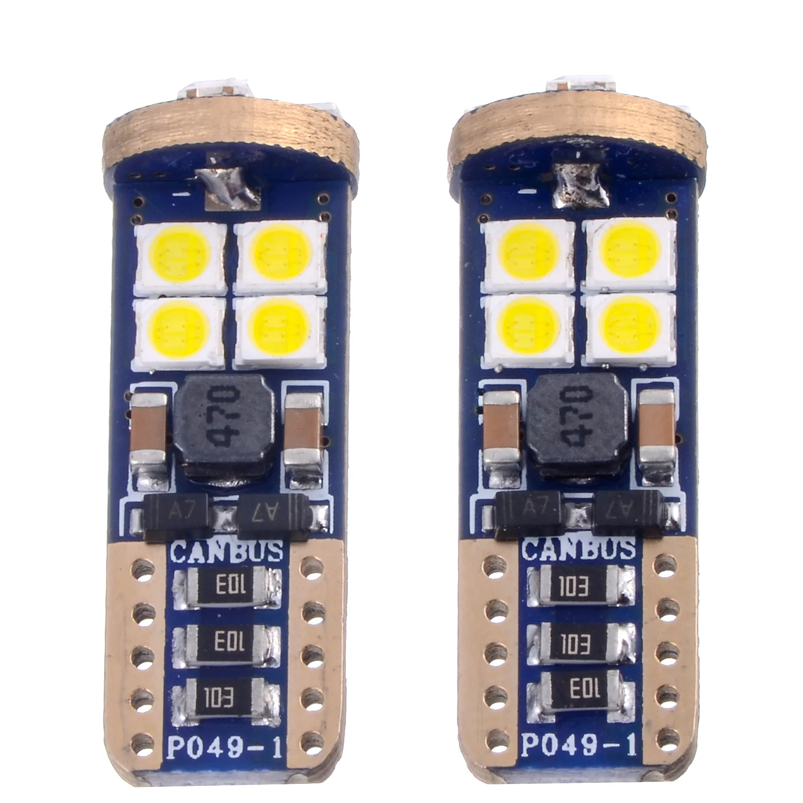 2 шт./компл. автомобильный габаритный фонарь с can bus T10 3030 12SMD W5W 194 светодиодный