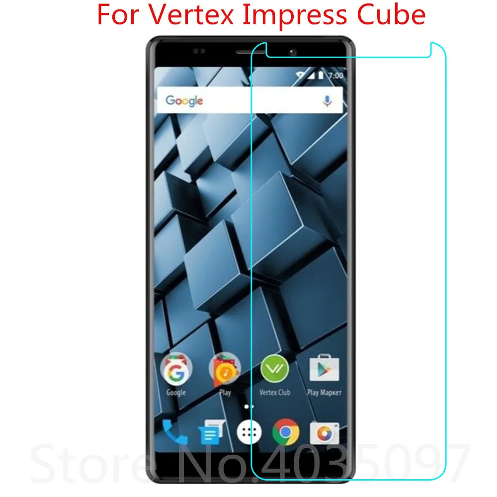 Защитное стекло для Vertex Impress Cube закаленное экрана Защитная пленка с защитой от
