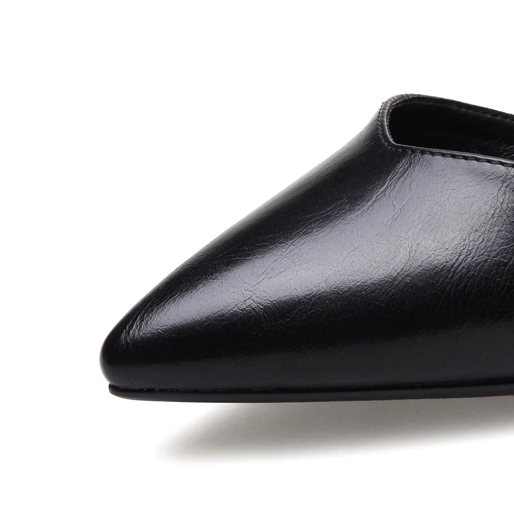 Женские босоножки с острым носком MORAZORA черные или белые вечерние на высоком