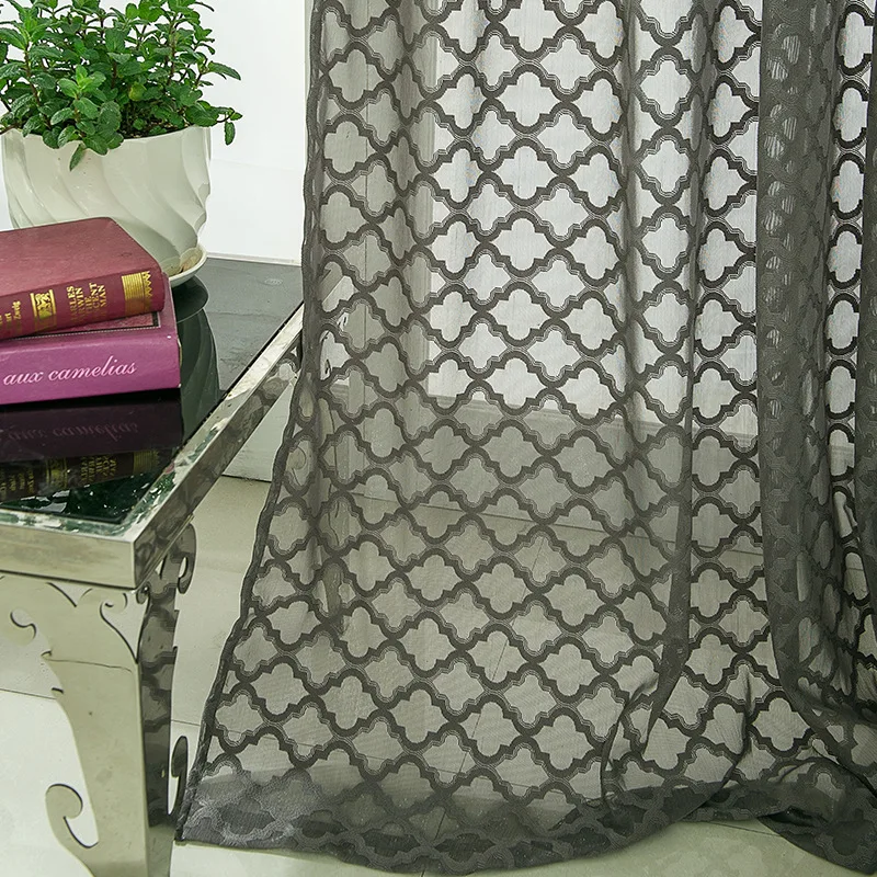 Современные Геометрические занавески для окон портьеры Европейский Элегантный