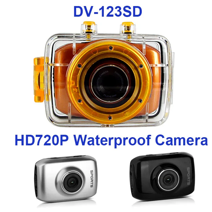 Winait Горячая распродажа! аккумуляторная lihtium батарея HD 720 P Action Sports камеры dv-123sd