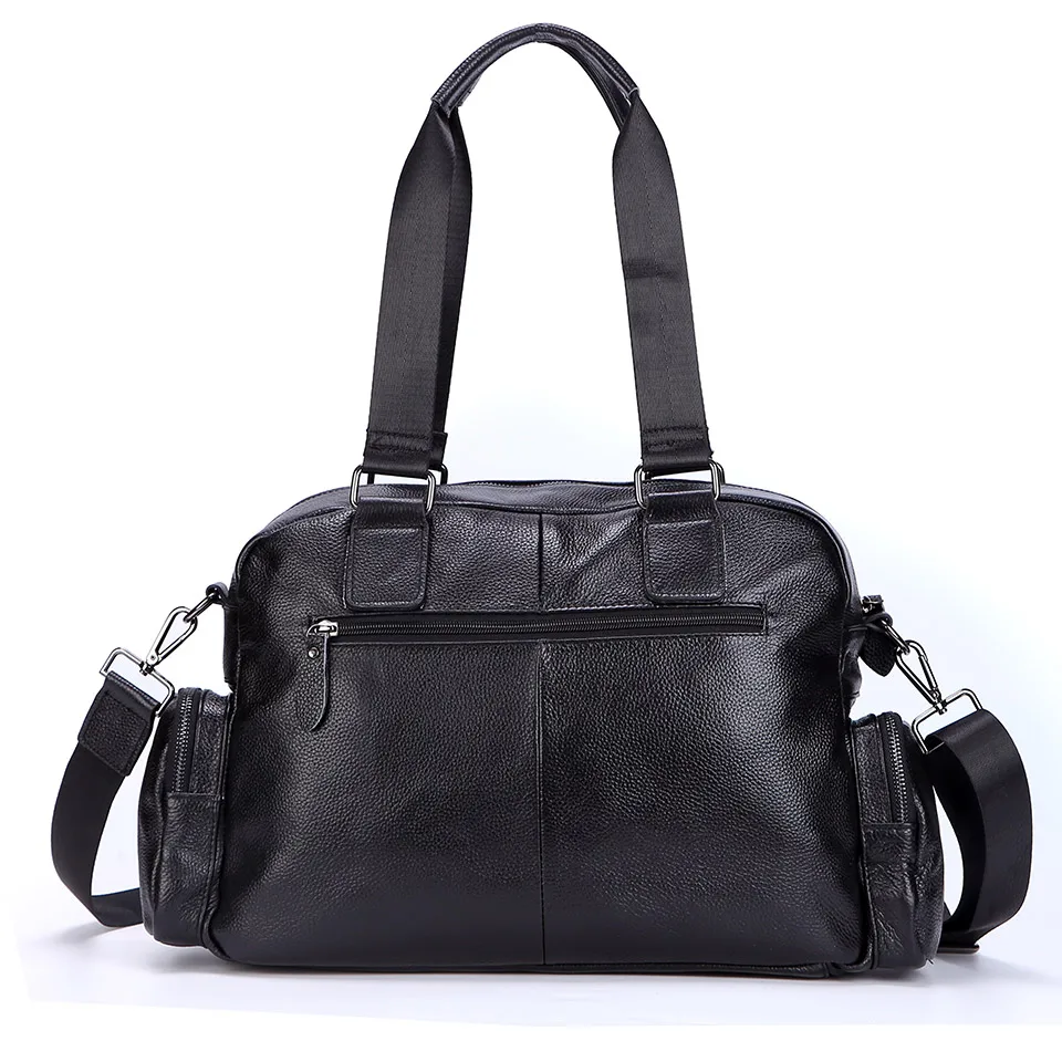 large 100 genuine leather travel bag men cowhide leather handbags male large travel messenger bags mens office busienss bags free global shipping