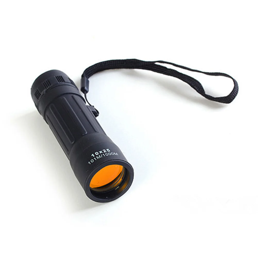 Protable 10x25 Mini Monocular Telescope Handy Eyepiece Lens Hiking Hunting Camping Sports With Arming Strap | Спорт и развлечения