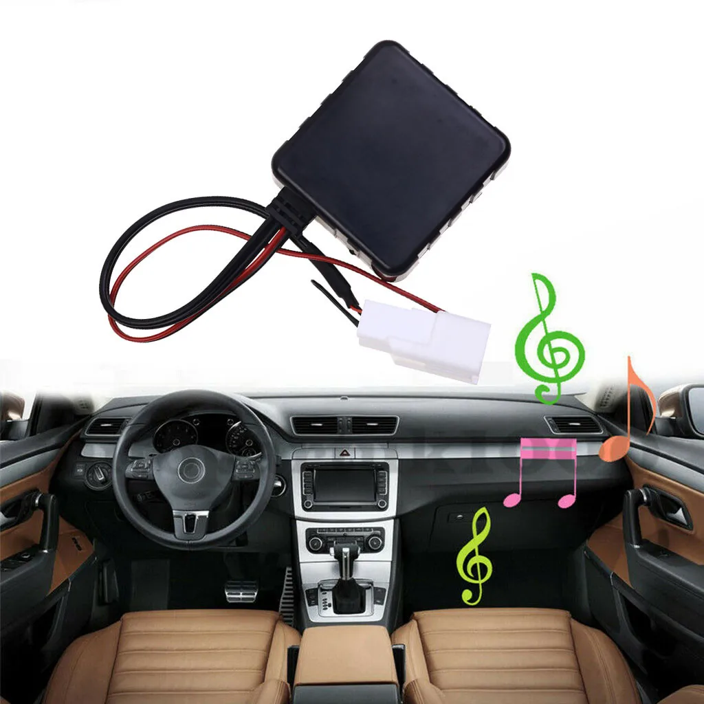 Беспроводной bluetooth модуль разъём подачи внешнего сигнала AUX in аудио MP3 Музыка