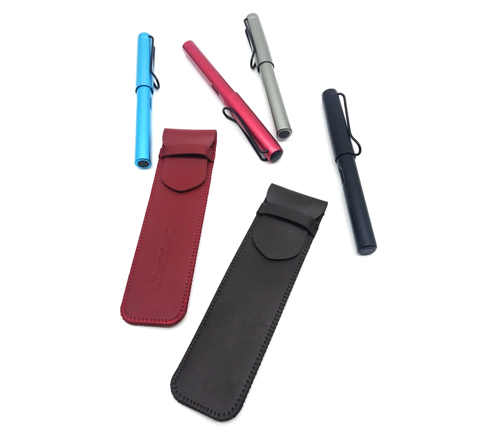 1 шт фонтан кожаный чехол для ручки Набор Карандаш сумка хранения комплект офиса