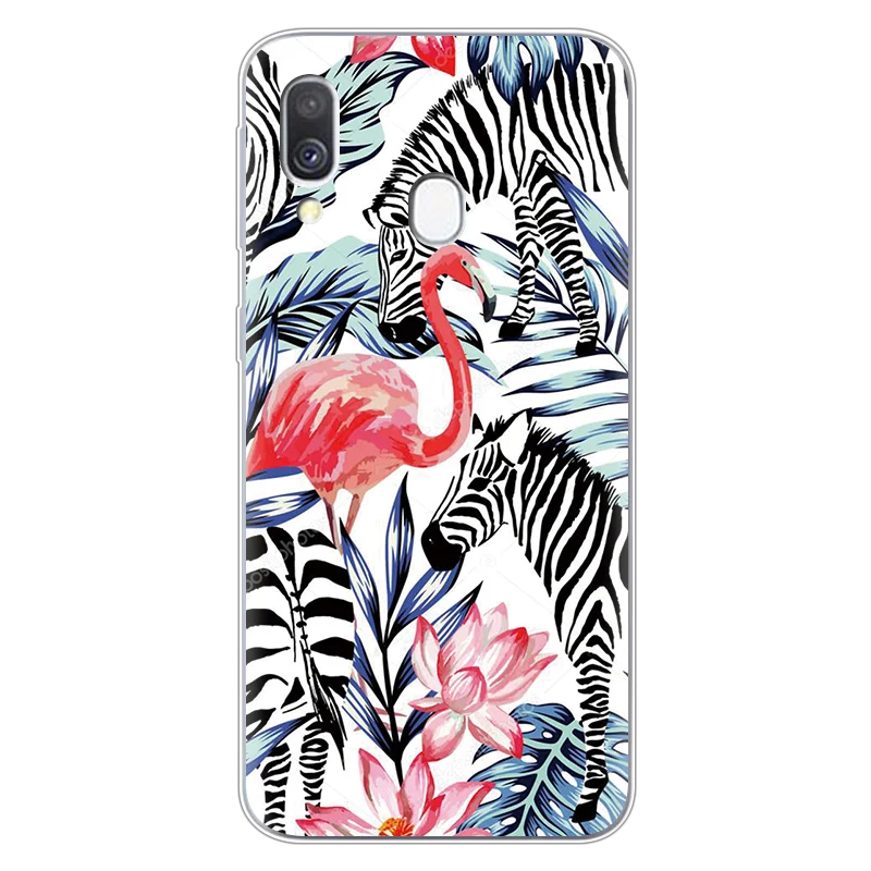 banmahn Роскошный чехол с цветами для samsung Galaxy A40 A30 A50 A70 A60 A10 чехол модный силиконовый мягкий чехол из ТПУ чехол для телефона чехол s Capa Funda - Цвет: banmahn